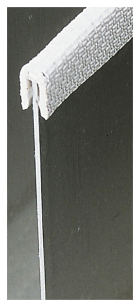 Kantenschutzprofil - Klemmbereich klein - Hellgrau - 50 m