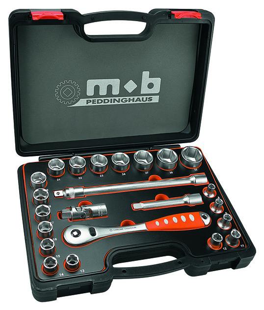 9023000000 Steckschlüsselsatz 1/2, 23tlg