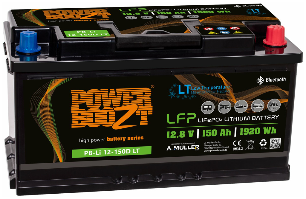 Powerboozt Lithium-Kaltwetterbatterie