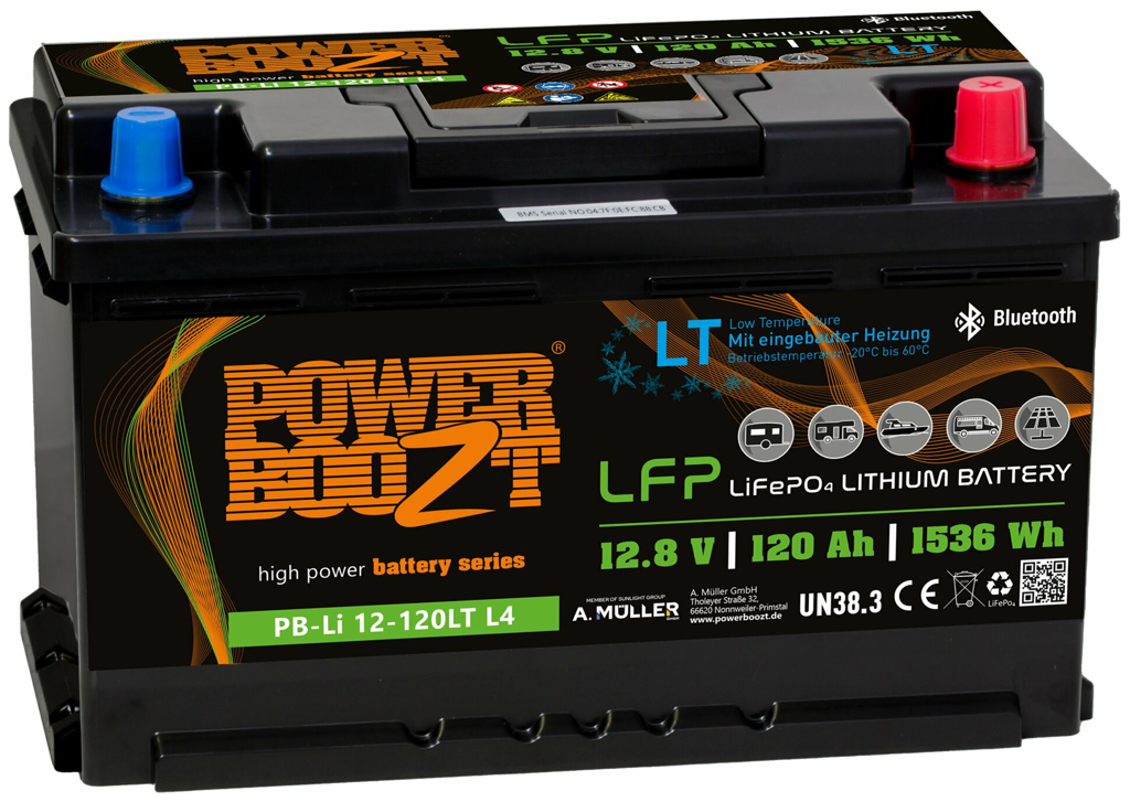 Powerboozt Lithium-Kaltwetterbatterie