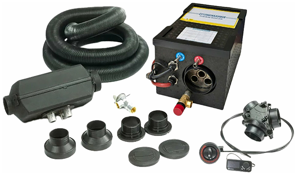Warmduscher-Set mit 2 kW Standheizung und Therme
