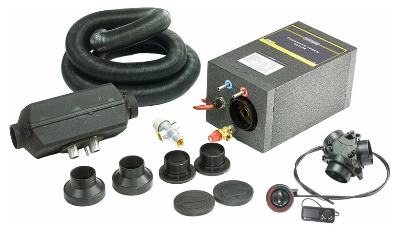 Warmduscher-Set mit 2 kW Standheizung und Therme