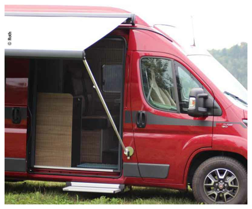 multifix Markisen Stützfußhalter für Fiamma, Saughalter 2er-Set