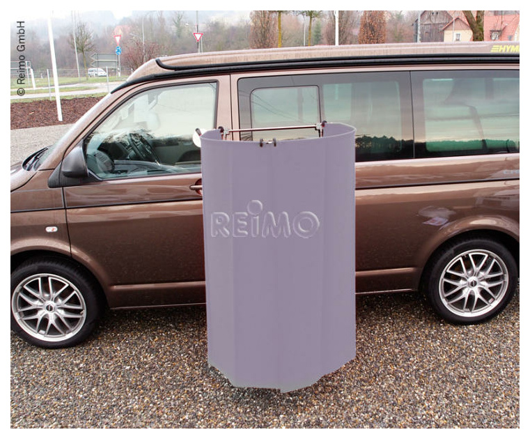 Sichtschutz/Duschvorhang mit Klappsauger zu befestigen