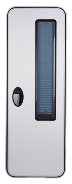 Reisemobil-Aufbautür-Set - Türgröße 620 x 1751 mm - Inkl. Fenster und Rollo