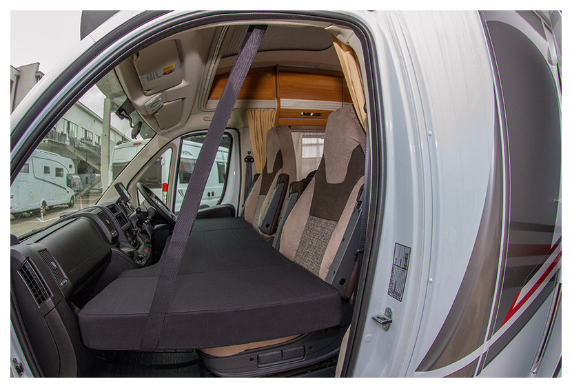 CampSleep-Bett Rechtslenker f.Fahrerhaus von Fiat Ducato, MB Sprinter