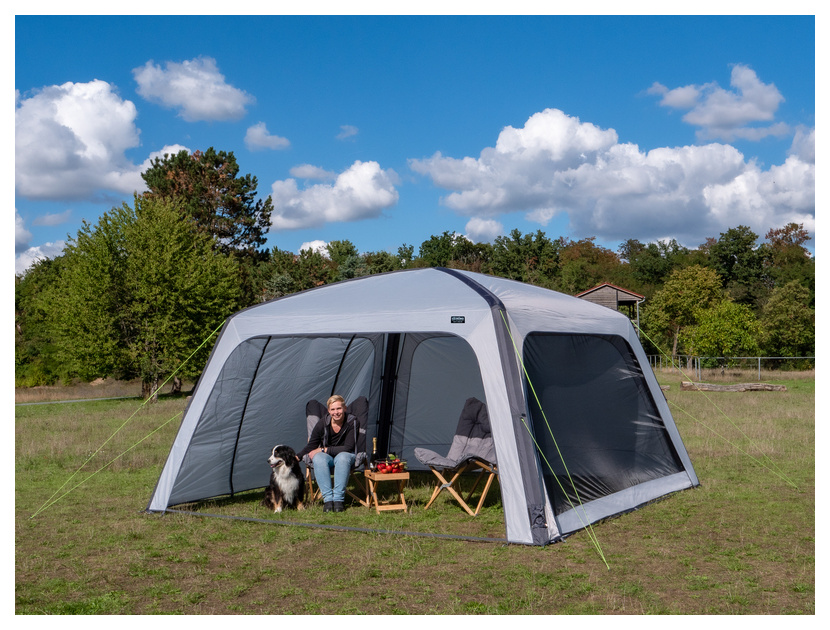 LINOSA Pavillon mit Seitenwänden, 250 x 250 cm, Luftschlauch-System