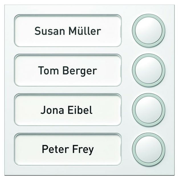 18754/70 Tastenmodul 4Tasten weiss