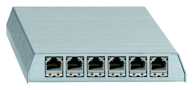 PP-Cat.6A ISO-6 AP Patchpanel 6Port