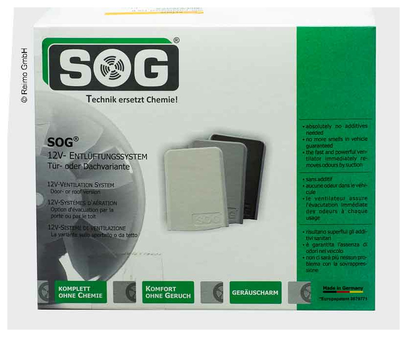 SOG Toilettenentlüftung Typ B hellgrau