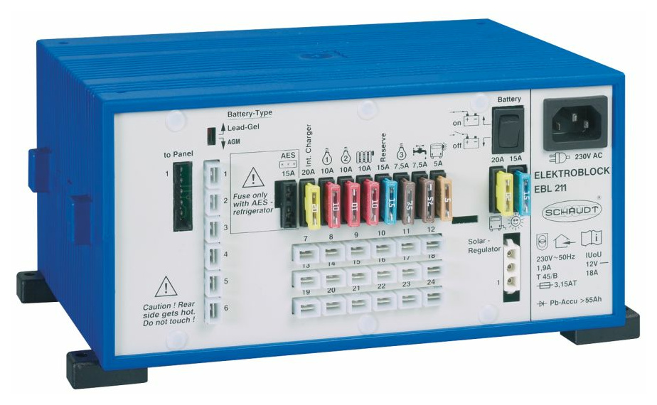 Schaudt Elektroblock EBL 211 mit Kontrolltafel