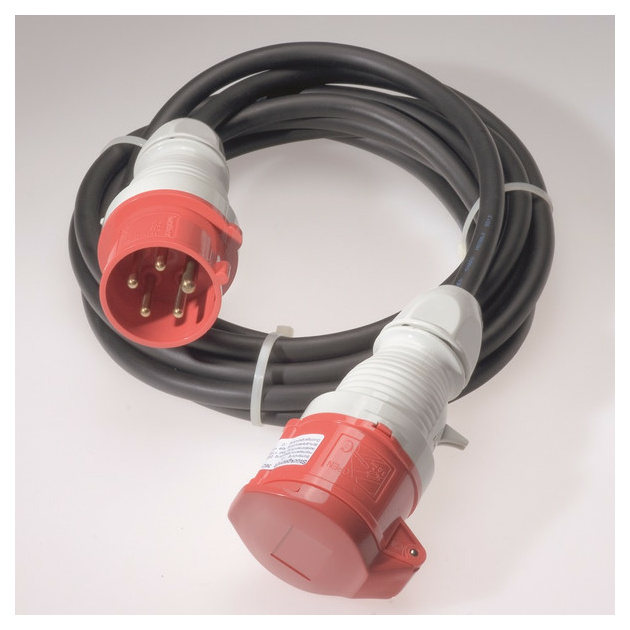 438251 CEE-Verlängerung 5X4 25 m sw 32A