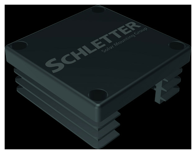 Schletter 129011-900 Endkappe für Solo schwarz