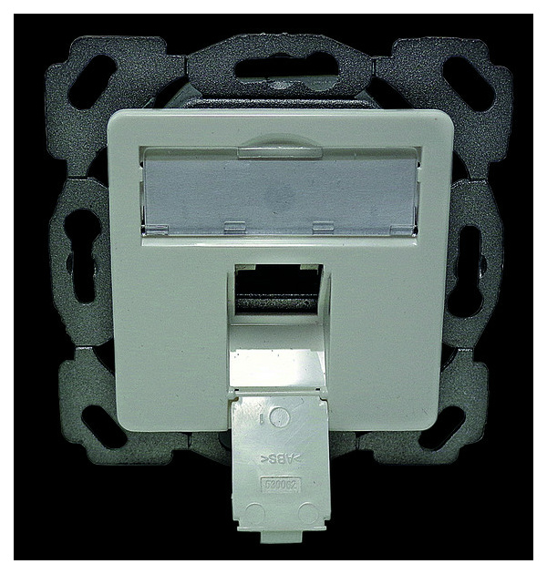 PDD6A Designdose Cat.6A, 1fach, vk, 9010