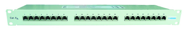 PPP6A 24 Patchpanel CAT 6A 24 Port