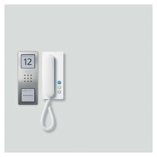 Set CA 812-1 E/W Audio-Set Compact Edelstahl/Weiss