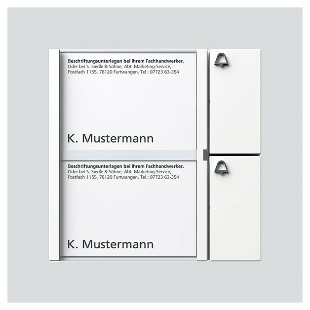 TM 612-2 W Tasten-Modul 2 Ruftasten