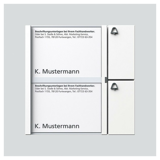 BTM 650-02 W Tasten-Modul 2 Ruftaste