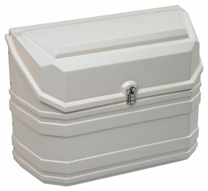 Sportscraft Gaskasten für 2 Gasflaschen (11 kg), Kunststoff, weiß