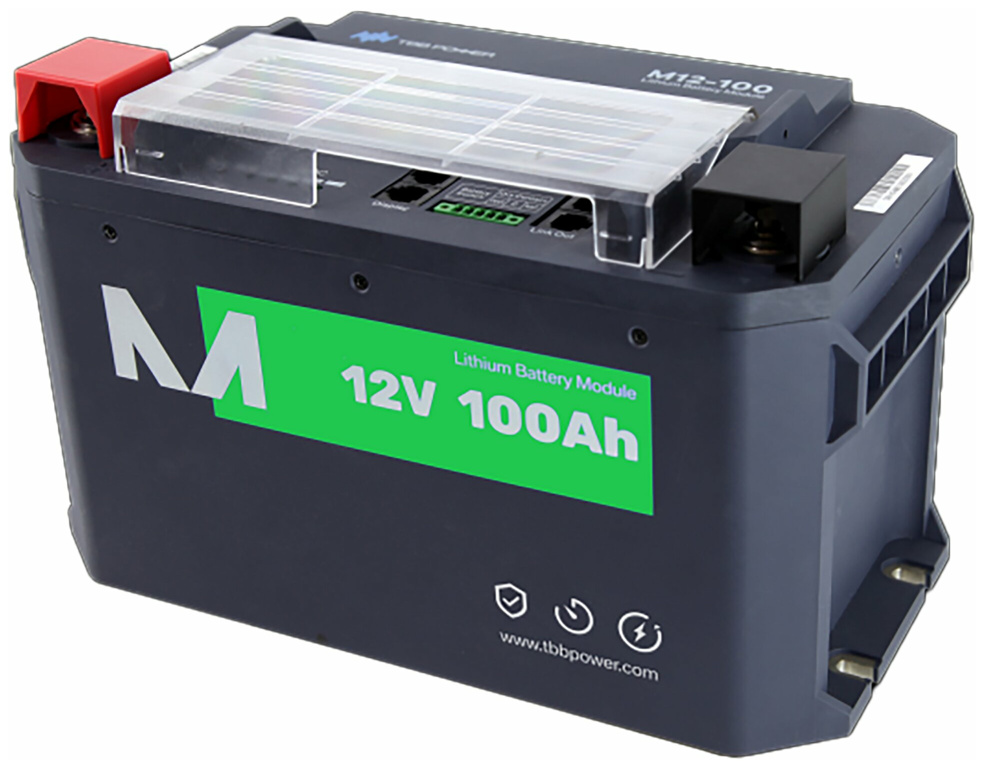 Lithium Batterie M12-100/P mit Heizung LiFePO4