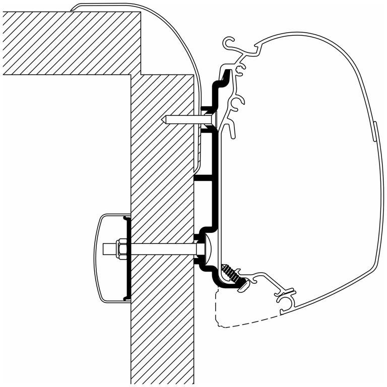 Frankia Adapter 350cm