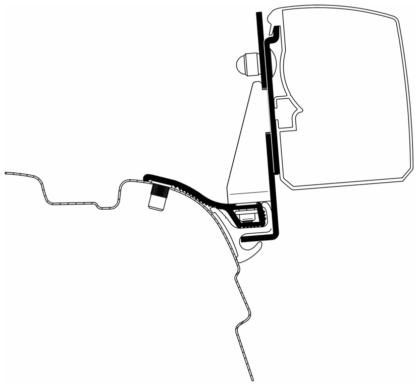 Adapter Thule 3200 T5/6 LR Multi