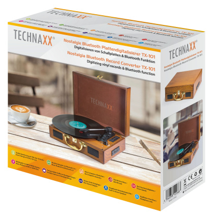 TX-101 Nostalgie Bluetooth Plattendigital