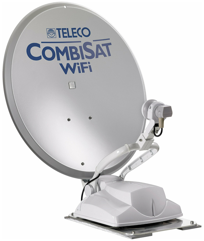 Teleco Sat-Anlage CombiSat WiFi 65 Twin, weiß