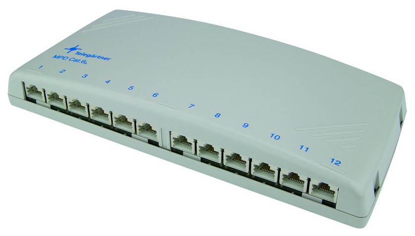 J02022A0053 MPD12-HSK Cat.6A ISO 12xRJ45