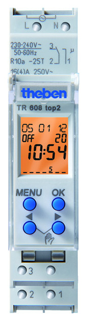 TR 608 top2 S Digitale Zeitschaltuhr