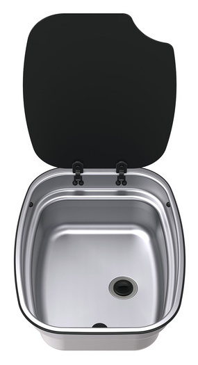 Spüle Edelstahl rechteckig B360 x T470mm 9,5 Liter