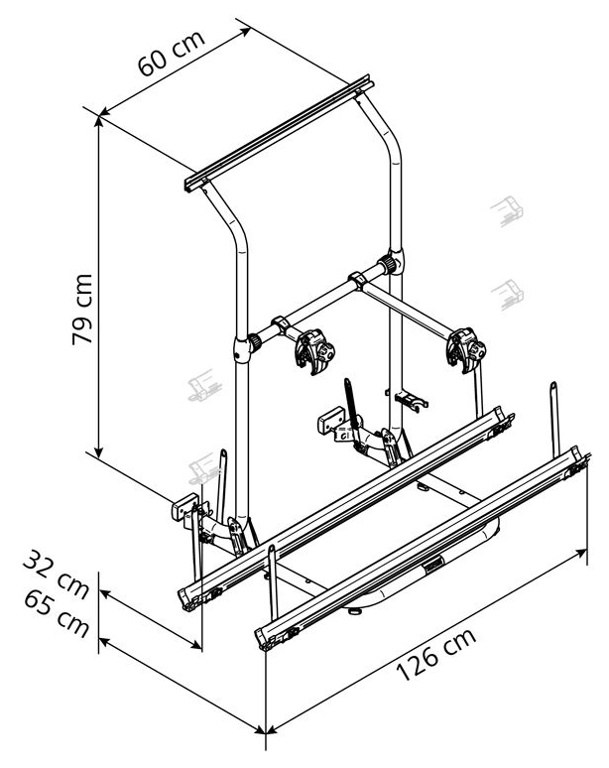 Fahrradträger Thule Sport G2 W-150 / Hobby
