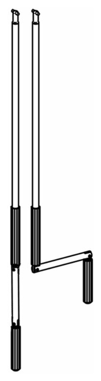 Faltbare Kurbel Thule Omnistor, 60 ? 86 cm