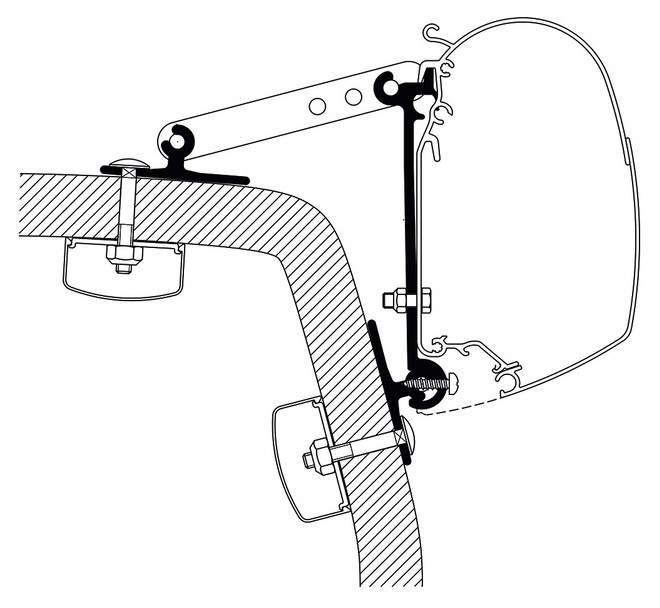 Thule Universaladapter Omni Wall - 3 Stück