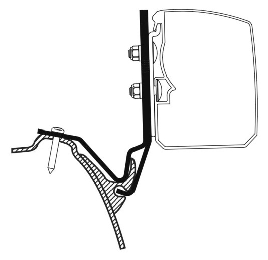 Markisen-Adapter Westfalia Kepler One/Five/Six