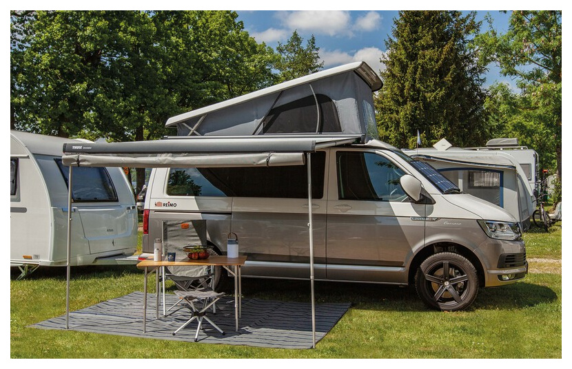Thule Omnistor 4200 für die Reimo Multirail - Tuchfarbe Mystic Grey