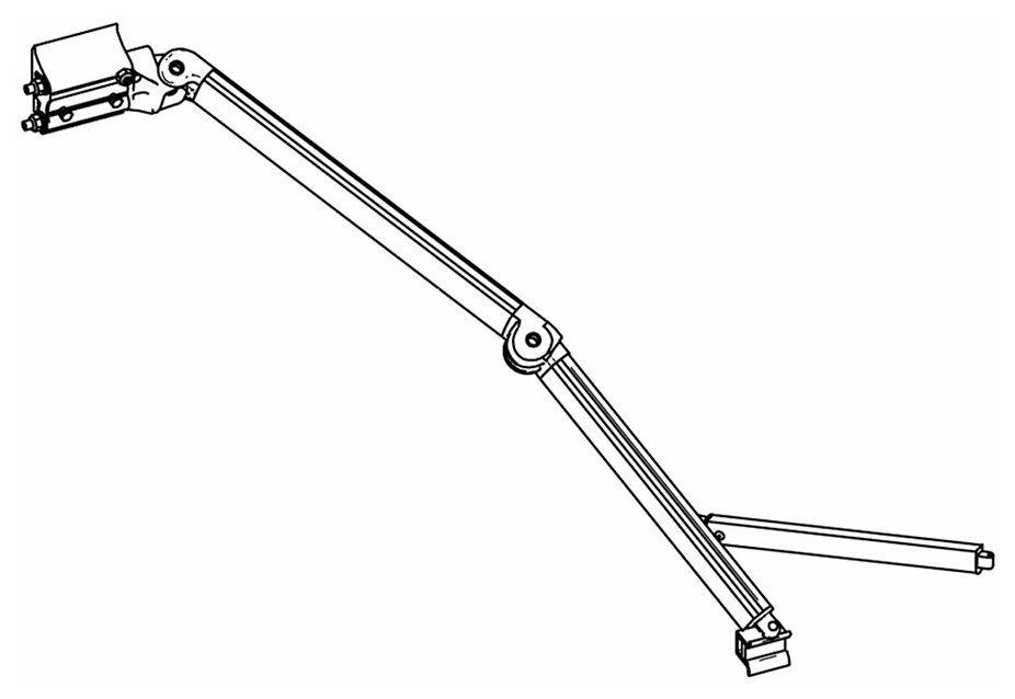 Thule-Omnistor Gelenkarm 2,75 m Thule Omnistor 8000, links