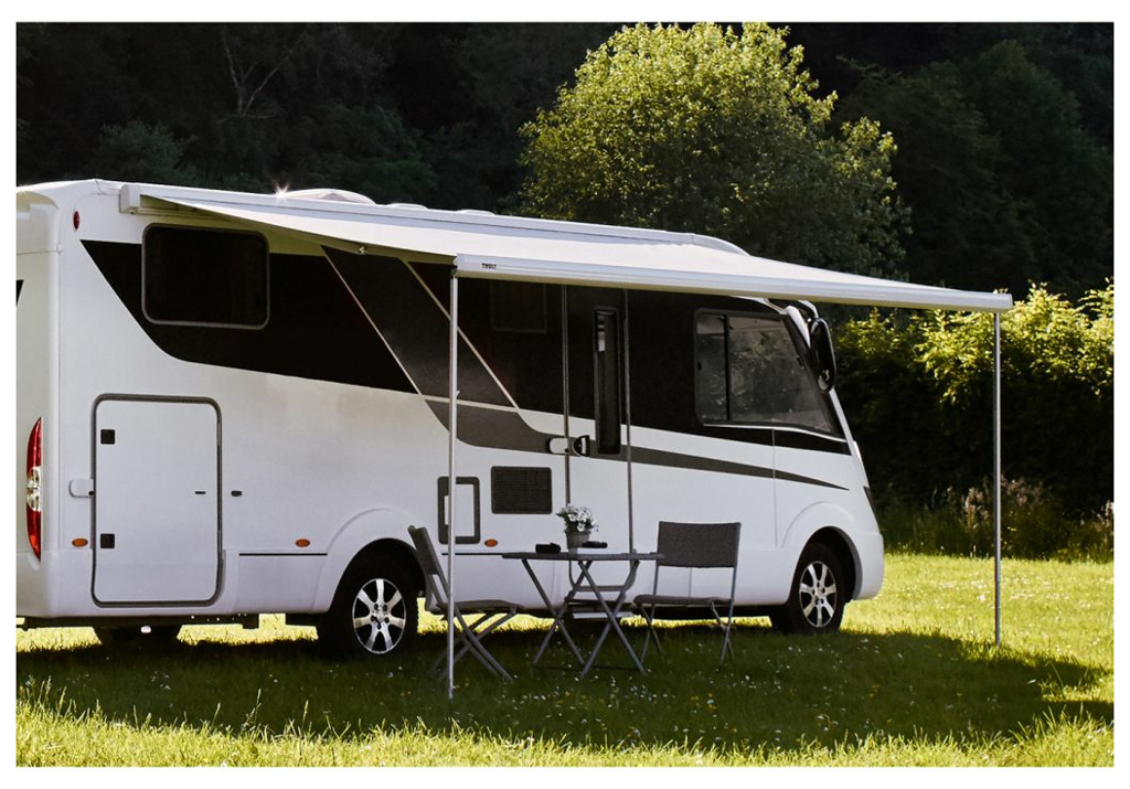Thule Omnistor 5200 Markise, Länge 3 m, Anthrazit, Tuch Mystic Grau