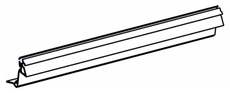 Thule-Omnistor Frontprofil, weiß, Länge 3,5 m