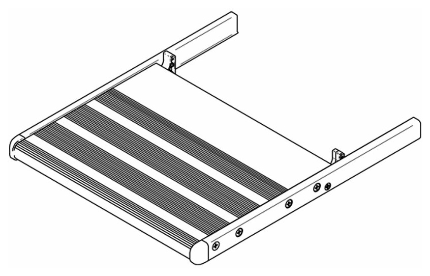 Thule-Omnistor Trittbrett komplett Thule Slide-Out Step V12 12V 550