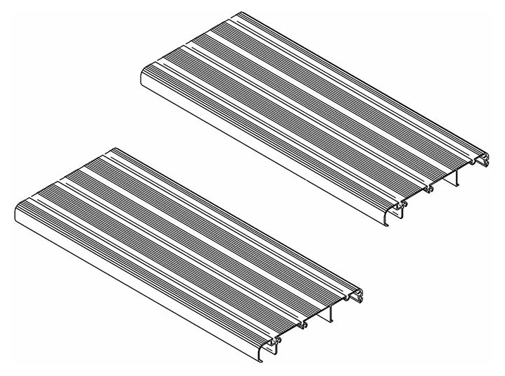 Thule-Omnistor Trittbrett Thule Double Step 12V 500 Alu, 2 Stück