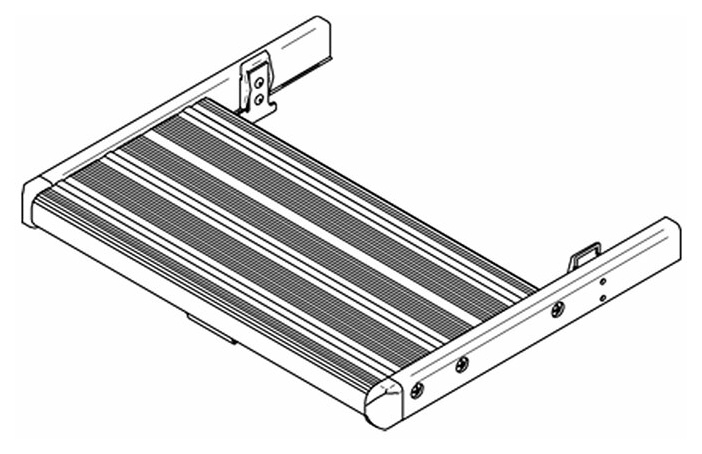 Thule-Omnistor Trittbrett komplett Thule Slide-Out Step manuell, 400