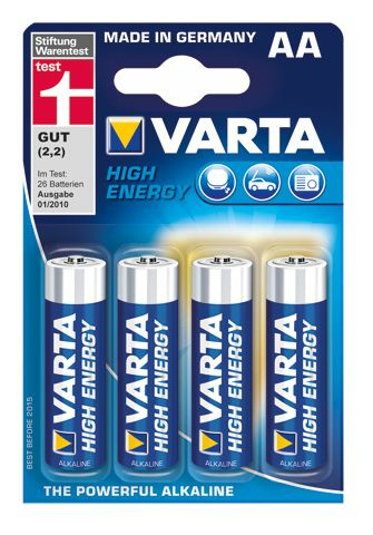 Batterie Varta High Energy Mignon LR 6 / AA, 4er-Pack