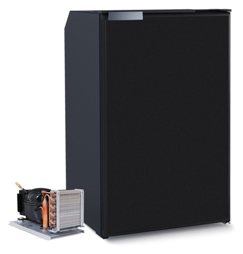 Vitrifrigo Kompressor-Kühlschrank C95L CHR - 95 + 12 l - Schwarz