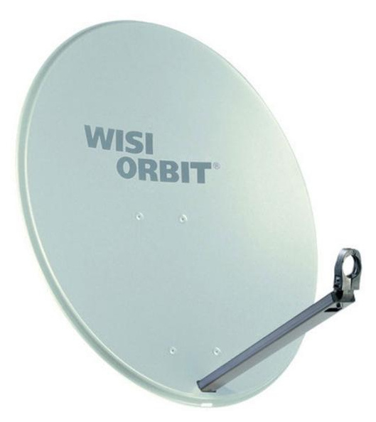 OA 38G hellgrau Offsetspiegel 80cm ALU