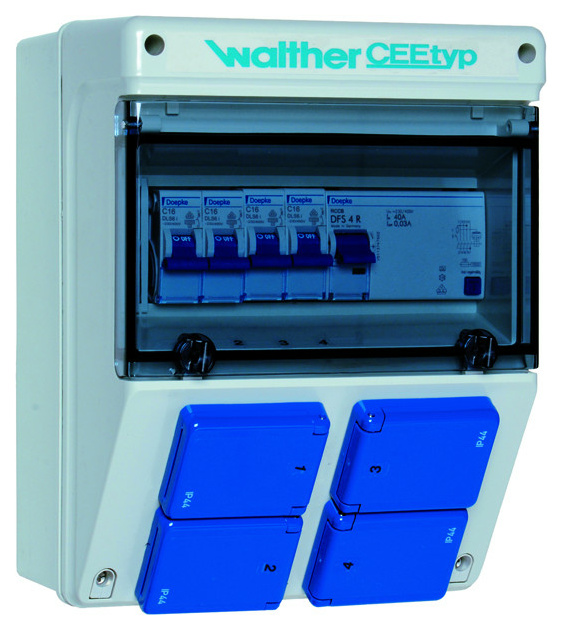 6920004 Kunststoff-Steckdosenkombination