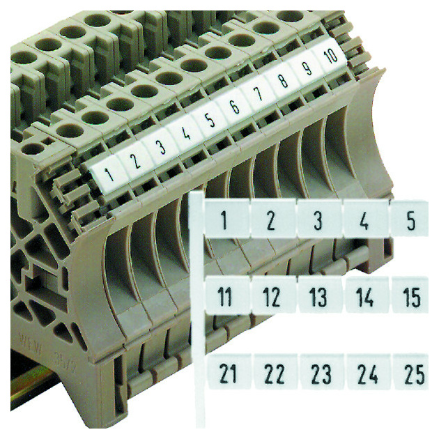 Schild DEK 5 FW 1-50 Weidmüller