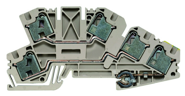 PDL 4/L/L/PE Dreileiterklemme