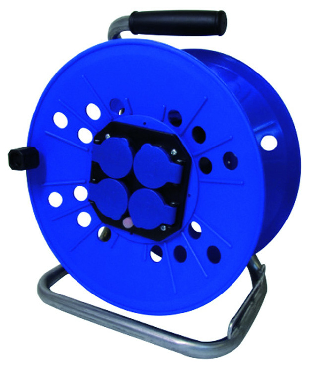 PLTK Leertrommel Kunststoff für 50m blau