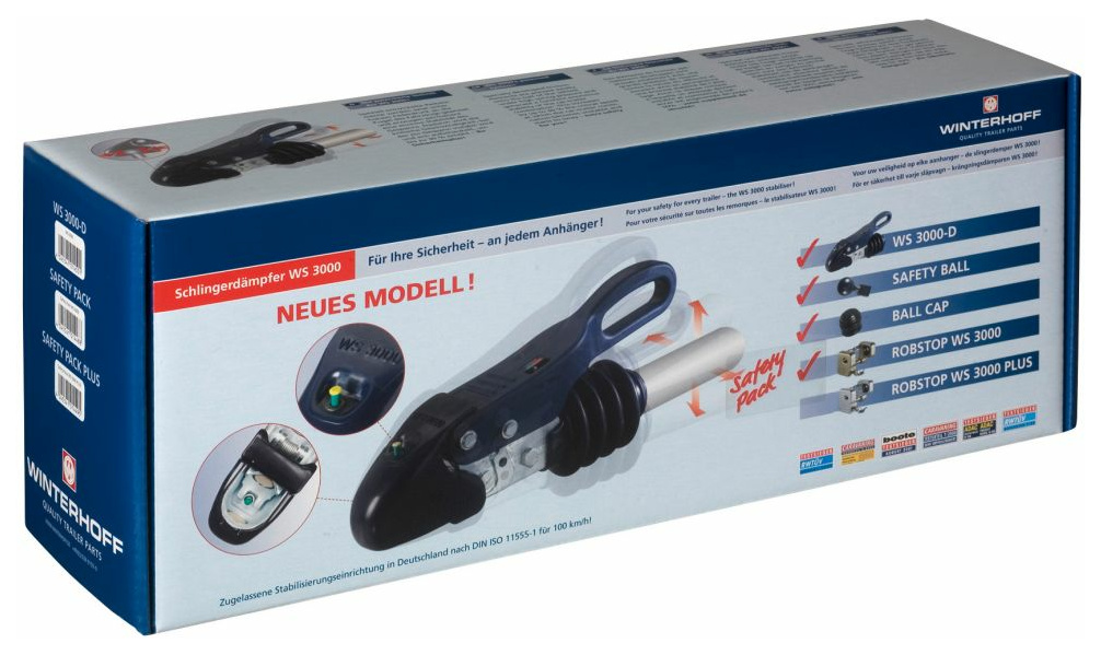 Winterhoff Antischlingerkupplung Safety Pack WS 3000 inkl. Robstop